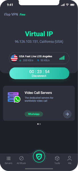 iTop VPN iOS